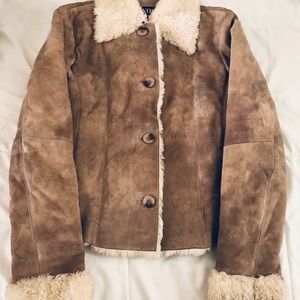 XOXO Genuine Leather Coat